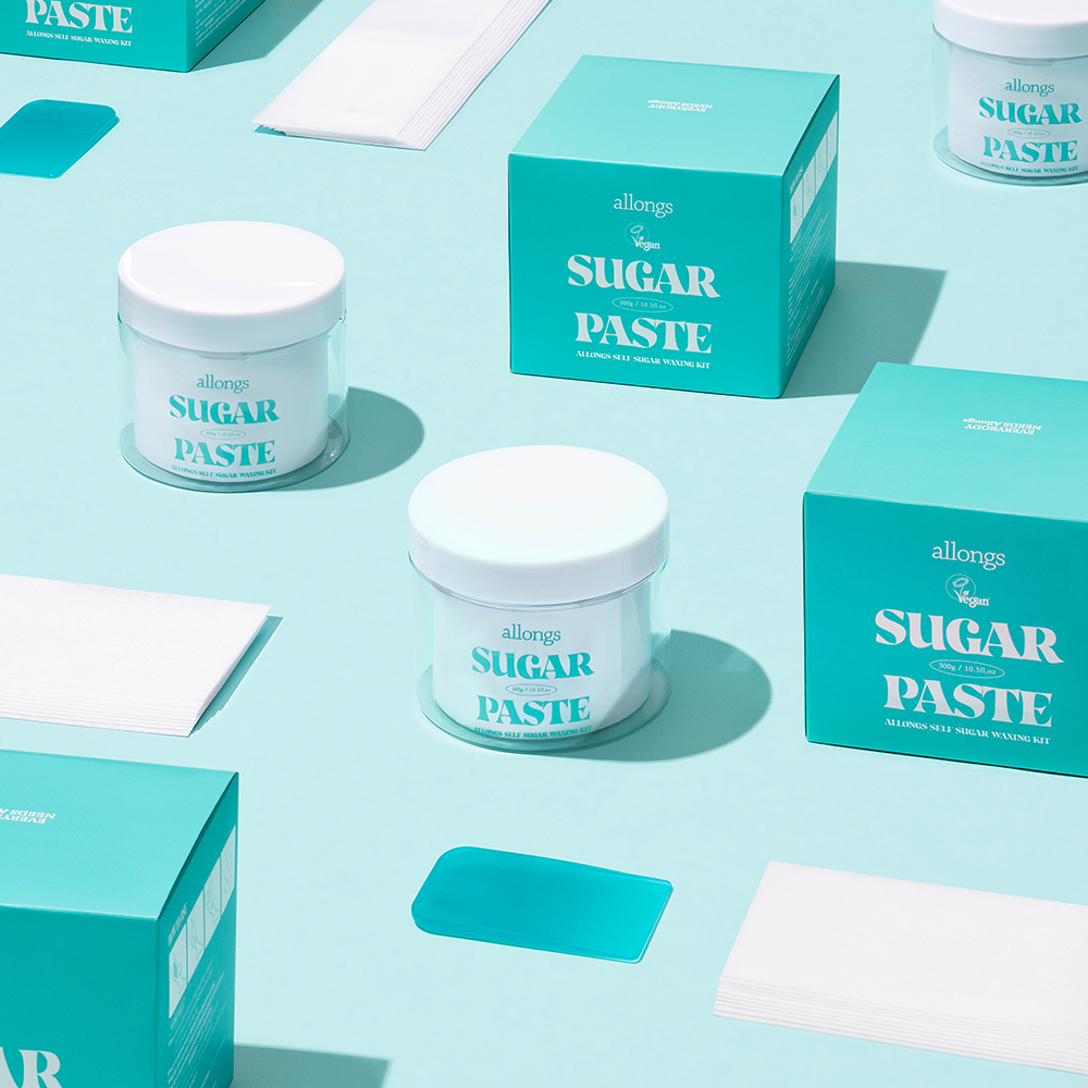 알롱 셀프 왁싱 슈가링 왁스 300g 비건 슈가 왁싱 키트 비키니 브라질리언 여자 남자 항문 수염 겨드랑이 바디 제모 크림