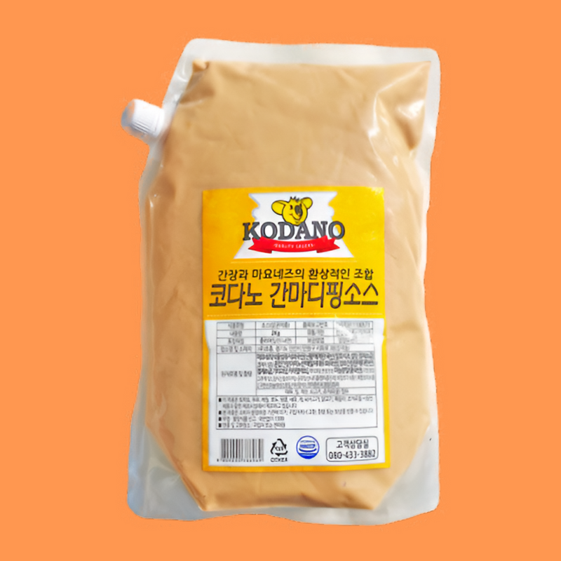 코다노 간마디핑소스 2KGx5봉지 BOX 건어물소스