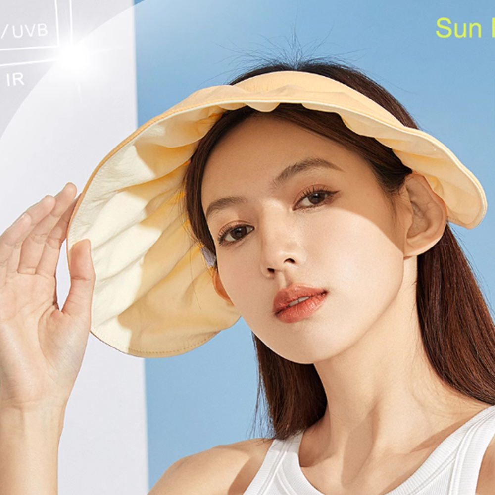 여성 여름 자외선 차단 선햇 여성모자 여름모자 자외선차단모자 썬캡 여성썬캡 베이지 P 030