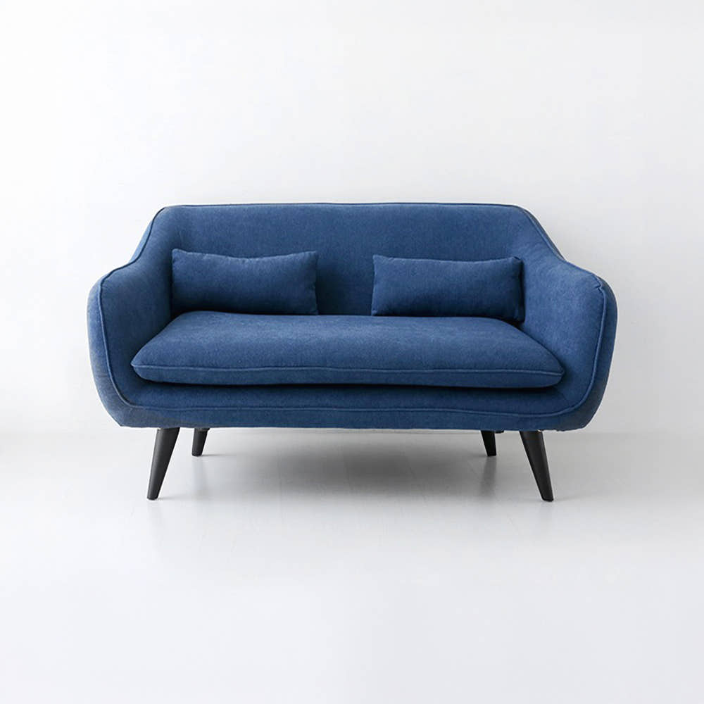 루나 소파 1739 스툴미포함, 패브릭 블루 2080.3365, 2인용