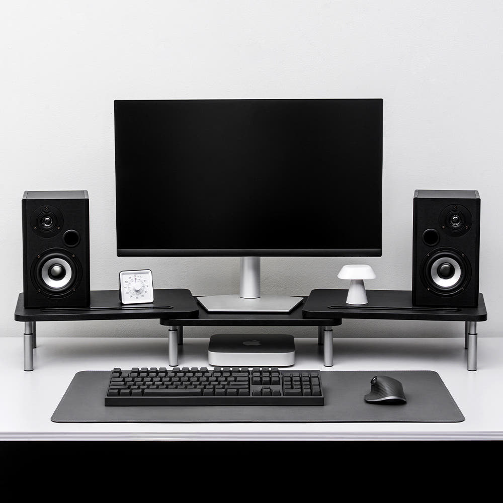 퍼플래빗 듀얼 모니터 받침대 각도 높이조절 3단