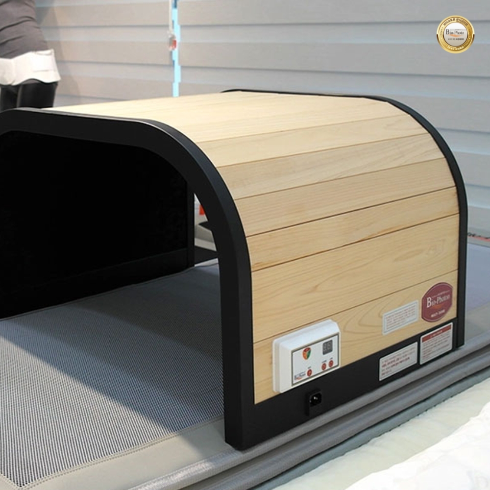 바이오포톤 멀티돔 히노끼 허리찜질기 전기찜질기