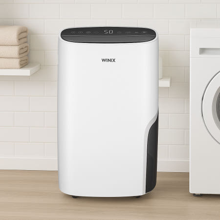 위닉스 [장마철 필수가전] 위닉스 뽀송 제습기 17L DXSM170-IWK 화이트 쾌속제습 (로켓)
