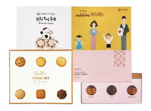 신라명과 쿠키선물세트 20종 선물용쇼핑백 - 메인 이미지