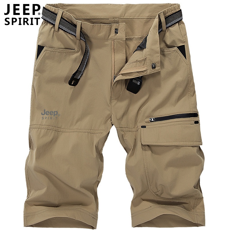 JEEP SPIRIT 남자 반바지 빅사이즈 일자핏 5부팬츠 - 상세 이미지 4
