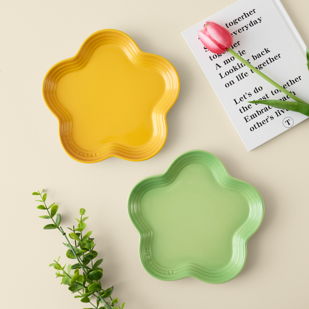 르크루제 레인보우 플라워접시 19cm (색상선택)