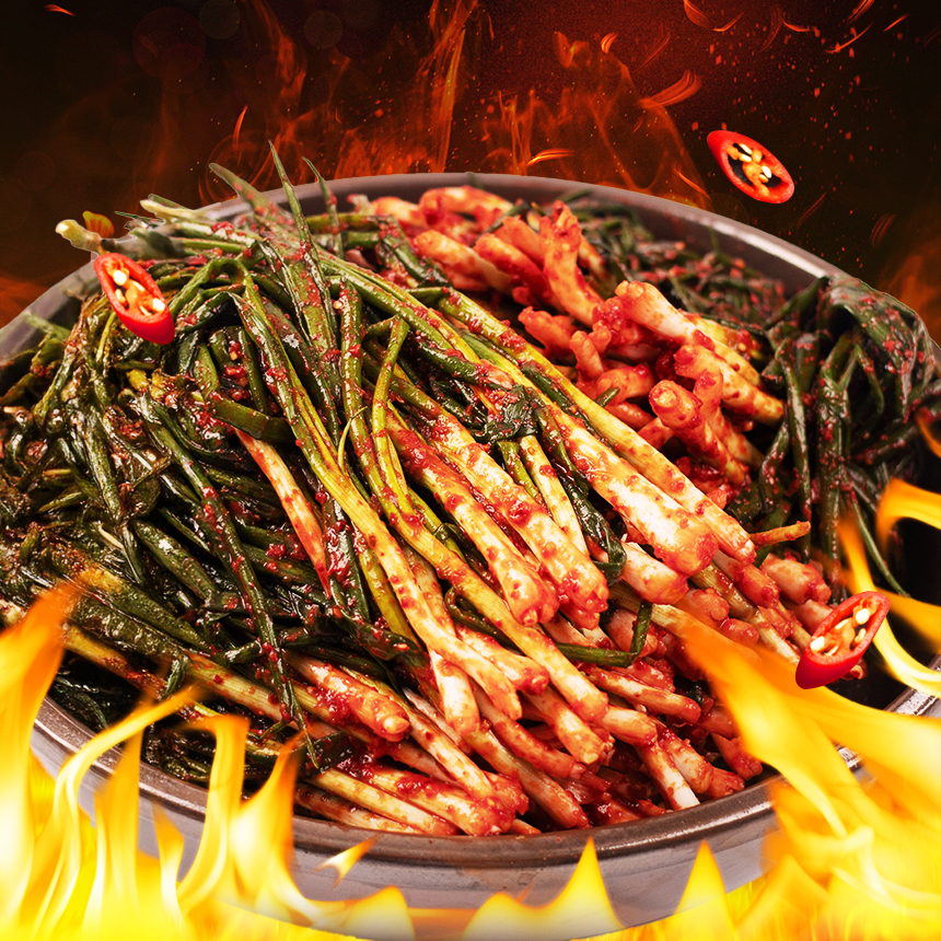 선김치 국산 전라도 맛있게 매운 청양 실비 파 김치 1kg