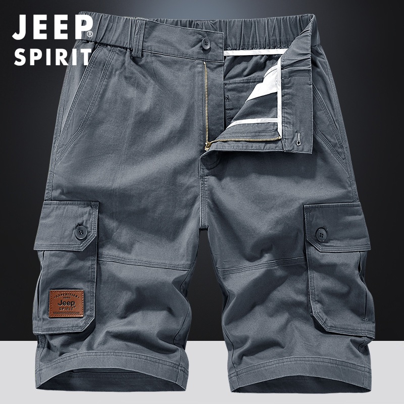 JEEP 남자 여름 얇은 카고 반바지 스포츠 시원한 5부 반바지 - 상세 이미지 5