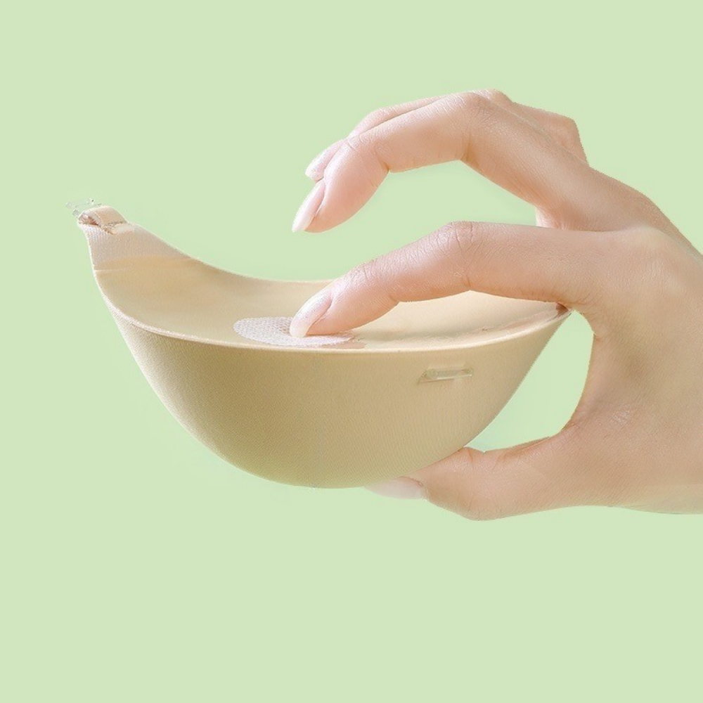 실리콘브라 왕뽕 5cm 접착 붙이는 누드 스트랩리스 앞후크 웨딩 끈없는 오프숄더 노끈 - 메인 이미지