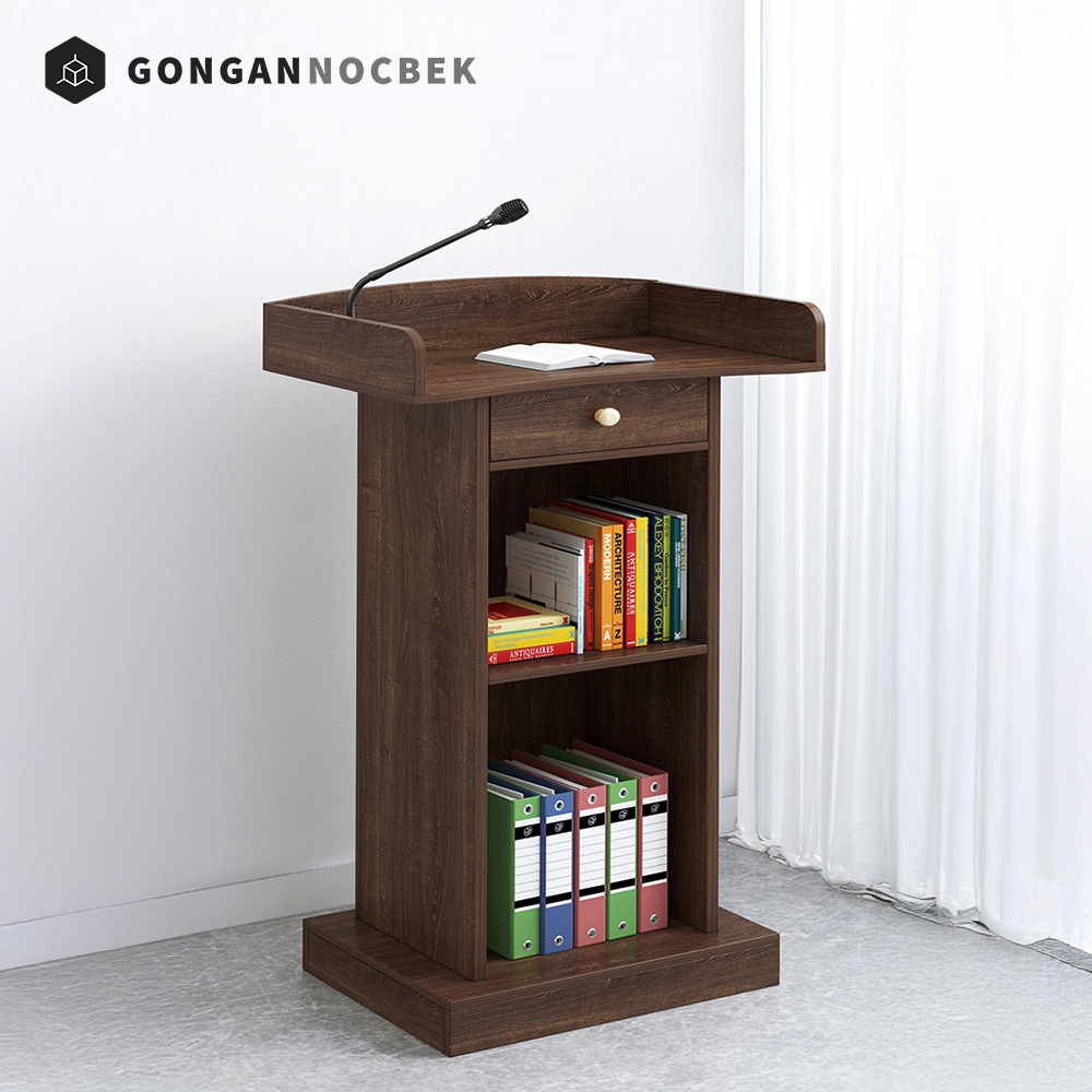 연설대 강연대 강의대 교탁 사회대 교수대 발표대 단상 월넛