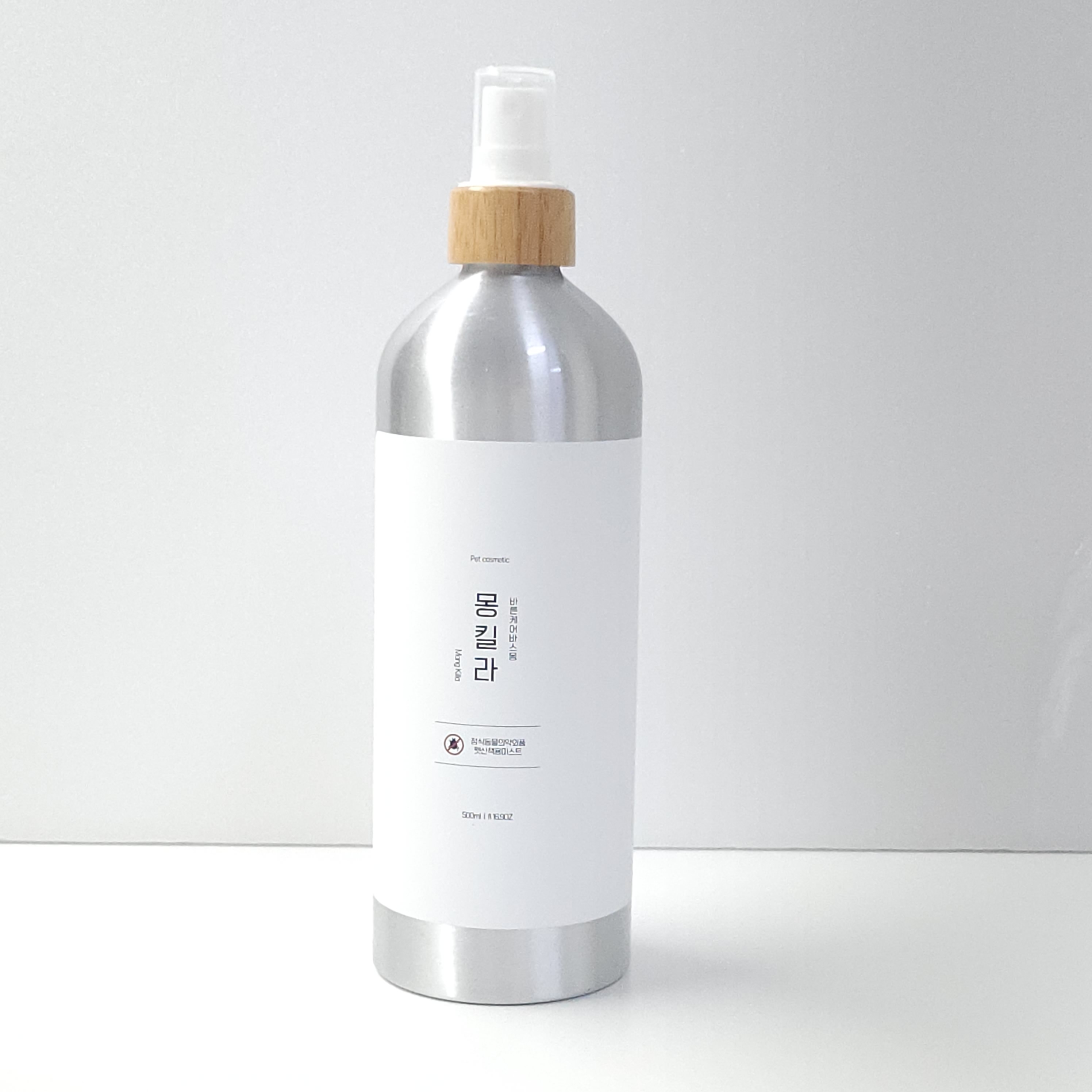 강아지 진드기 퇴치제 해충 벌레 산책 미스트 스프레이 개 탈취제 몽킬라 대용량 500ml - 상품 이미지