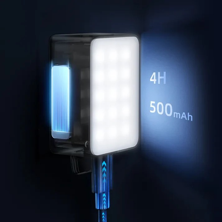 울란지 LM001 DJI 오즈모포켓3 크리에이터콤보 미니 LED 조명 이미지 8