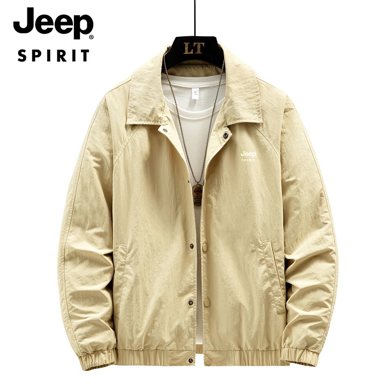 JEEP SPIRIT 남성 자켓 봄 여름 바람막이 항공잠바 작업복 상의 - 상세 이미지 2