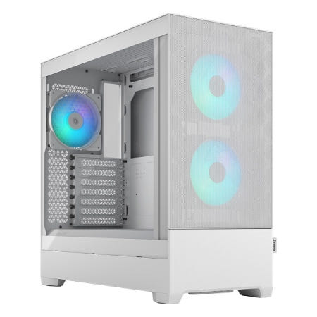 Fractal Design Pop Air RGB Clear 강화유리 White (미들타워)