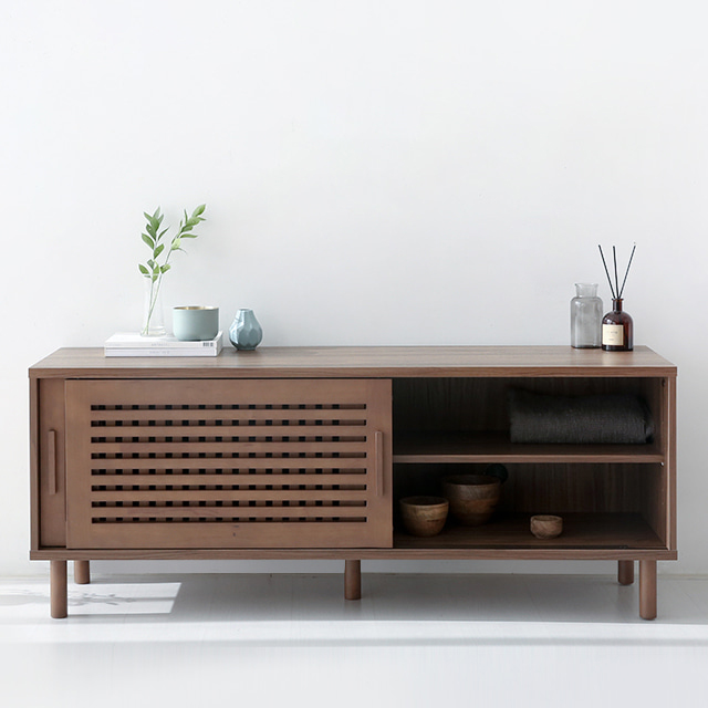 ELIO TV거실장 60150 TVBM60150 1500x450x600mm, 미들브라운 0748.5583