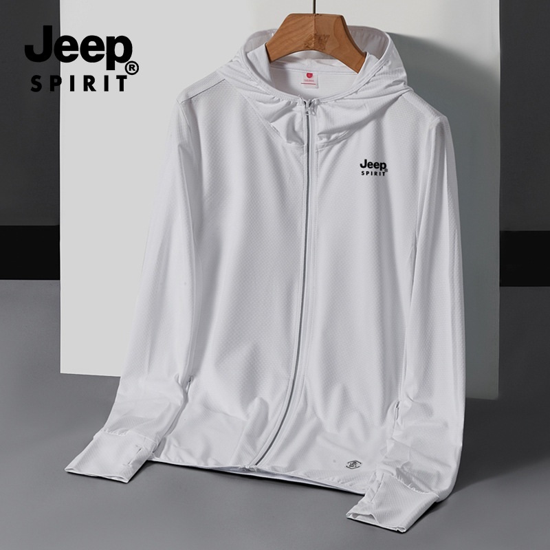 JEEP SPIRIT 여름 아웃도어 긴팔 커플 루즈핏 자외선 차단 의류 - 상세 이미지 2
