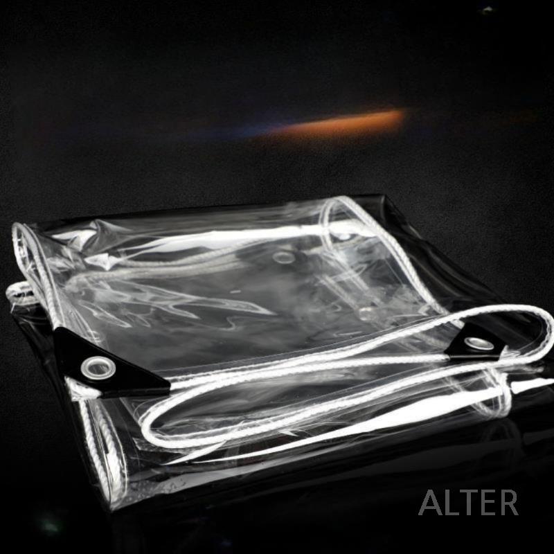 투명 방수포 캠핑 캐노피 천막 타포린 커버 PVC 0.5x1m - 상세 이미지 2