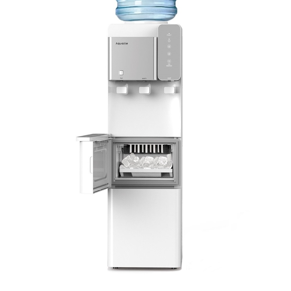 아쿠알레 13kg 대용량 생수통 제빙기 업소용 냉온수기 겸용 아이스메이커 사무실 식당 창고 공장