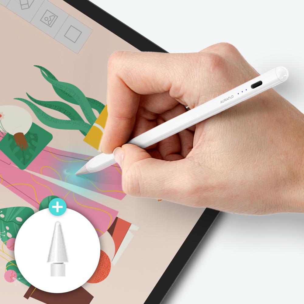 아우라플로 아이패드 애플펜슬 호환 1세대 2세대 3세대 펜슬 스타일러스 짭플펜슬 터치펜