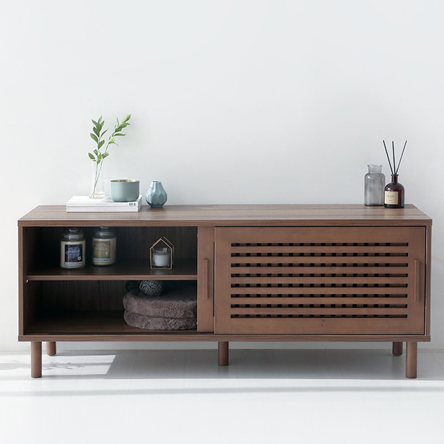 ELIO TV거실장 60150 TVBM60150 1500x450x600mm, 미들브라운 0748.5583