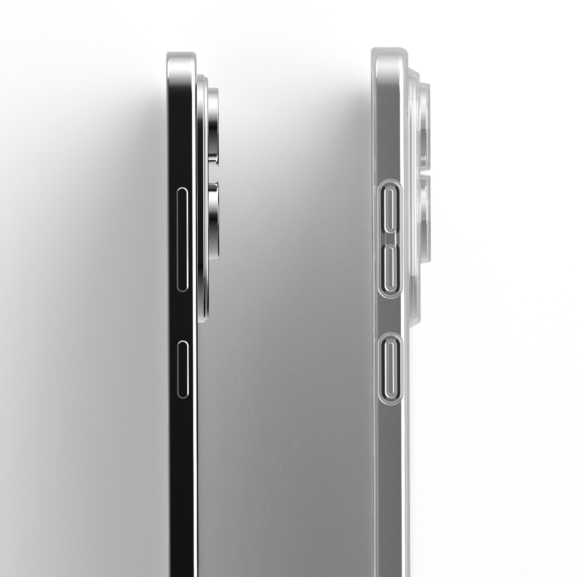 고스트핏 투명헨드폰케이스 변색없는케이스 생폰케이스 반투명, 갤럭시S25 엣지 - 상세 이미지 3