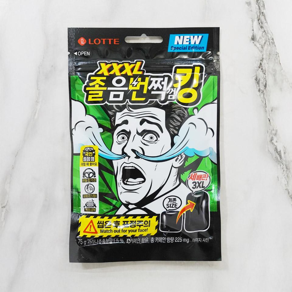 메가마트 롯데웰푸드 졸음번쩍껌킹 싱글리필 75g - 상품 이미지