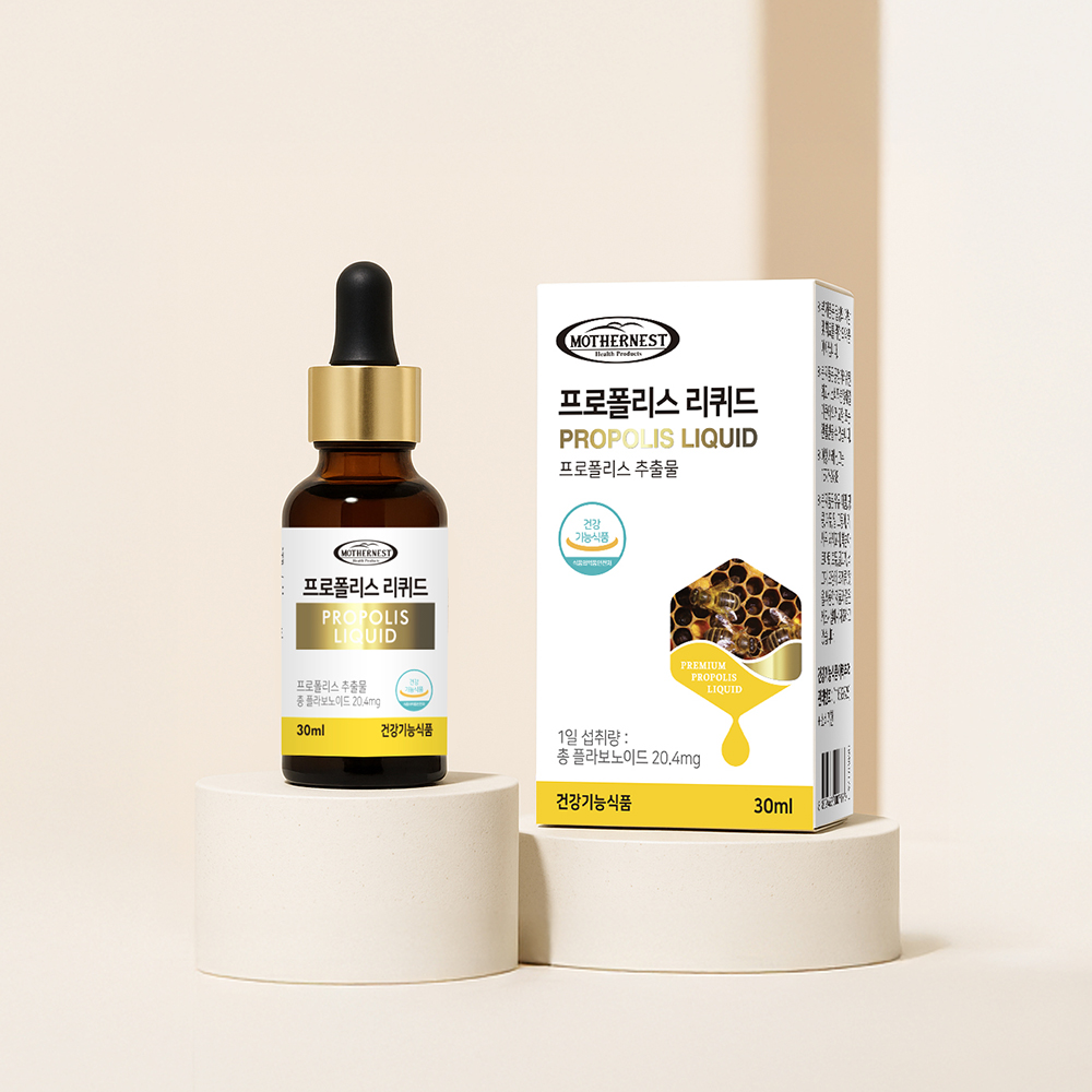 마더네스트 프로폴리스 액상 리퀴드 무알콜 구강건강 항산화 30ml, 2개 - 상세 이미지 3
