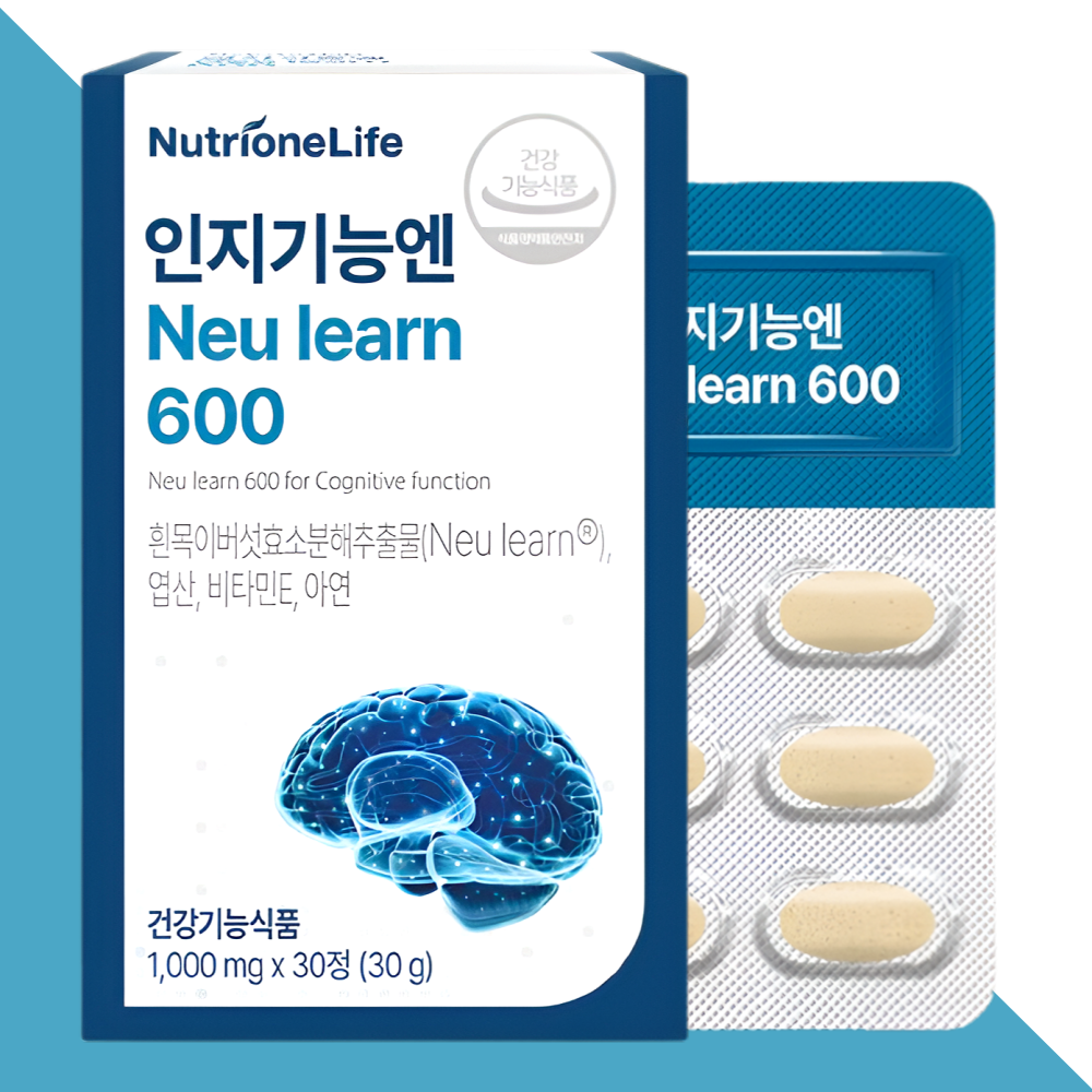 뉴트리원 인지기능엔 뉴런600 Neulearn 30정X1개 - 상품 이미지