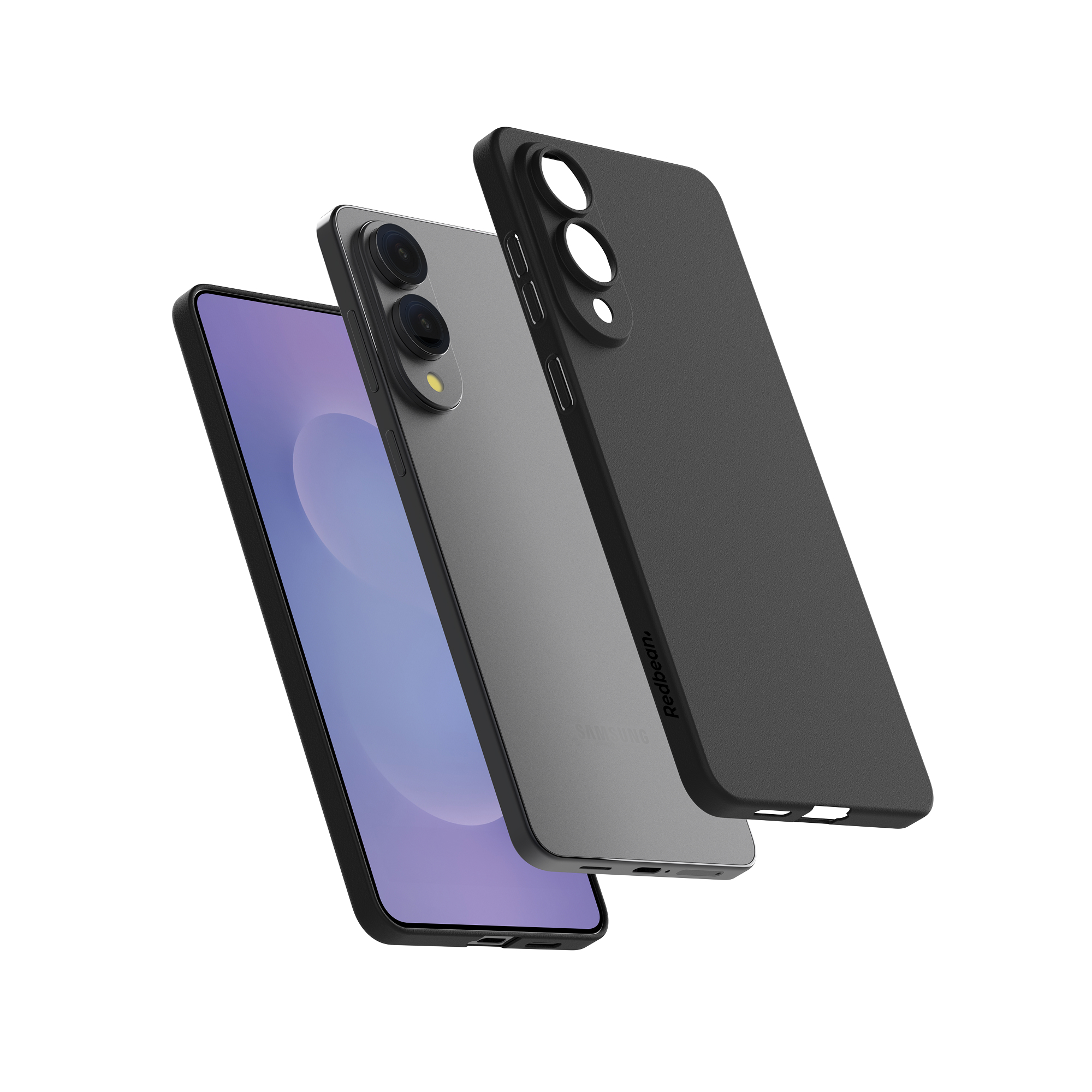 고스트핏 투명헨드폰케이스 변색없는케이스 생폰케이스 블랙, 갤럭시S25 엣지