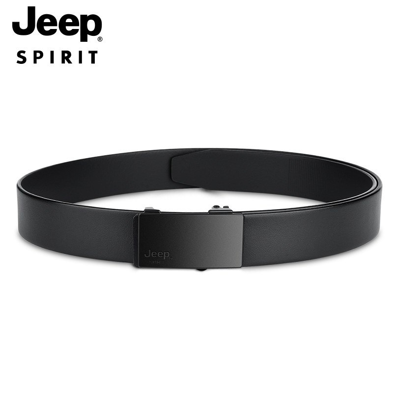 JEEP SPIRIT 남자벨트 정장 빅사이즈 가죽 허리띠 혁대 자동 벨트 - 상세 이미지 4