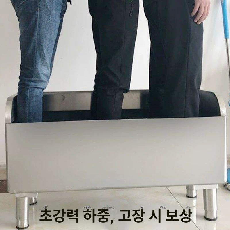 대형 스테인레스 걸레통 직사각형 업소용 병원용 벽걸이 세면대 화장실 304 스테인리스 두께 45x41x55cm - 상세 이미지 3