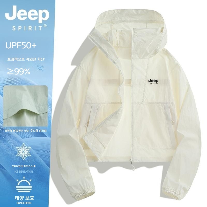 JEEP SPIRIT 여성 바람막이 데일리 방풍 자외선 차단 기능성 아웃도어 등산 자켓 - 상세 이미지 5
