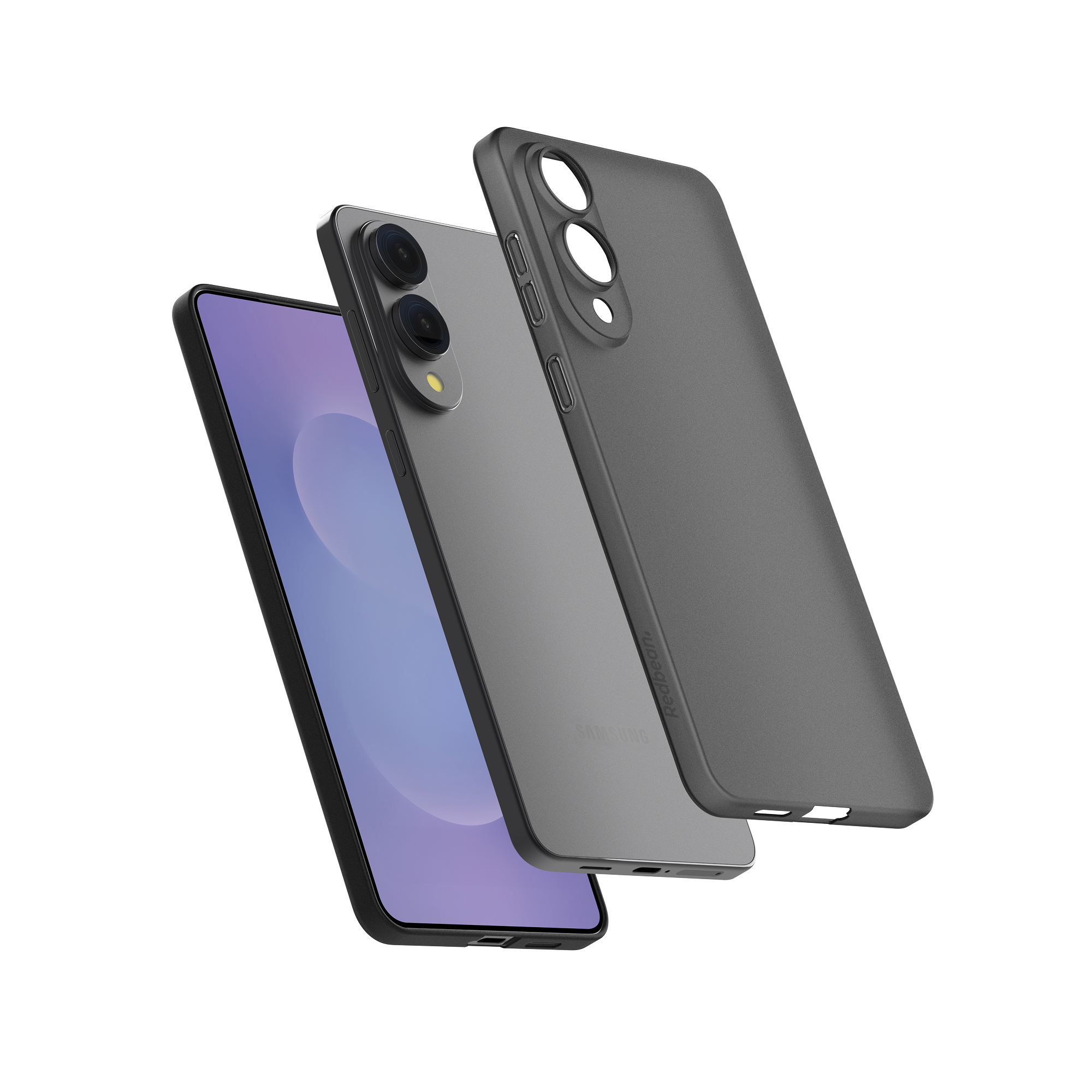 고스트핏 투명헨드폰케이스 변색없는케이스 생폰케이스 그레이, 갤럭시S25 엣지 - 상품 이미지