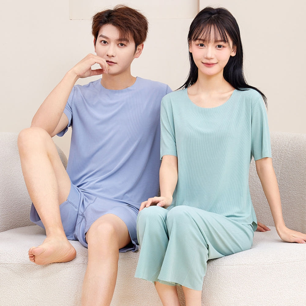 반팔긴바지잠옷 빅사이즈 냉감잠옷 커플파자마 가격 추이 위즈플러스샵 반팔긴바지잠옷 빅사이즈 냉감잠옷 커플파자마 - 최저가 5,900원