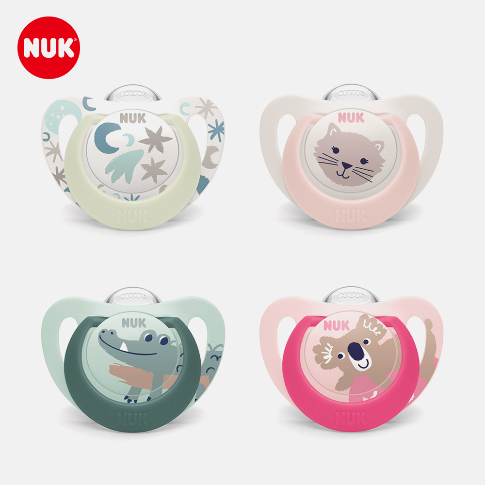 누크 센서티브 올실리콘 쪽쪽이 1개입 노리개젖꼭지 야광 공갈젖꼭지