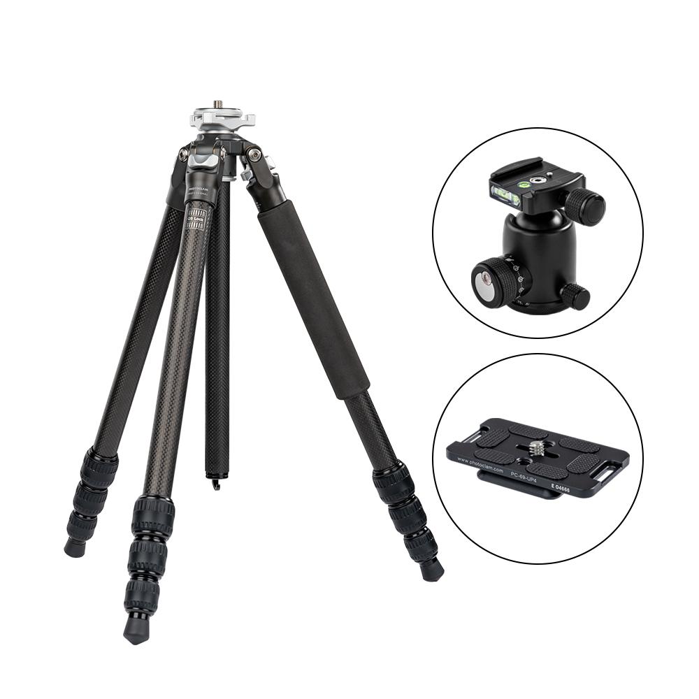 포토클램 PTC-1442P+38NS 프로페셔널 고탄성 경량 튼튼한 카본 카메라 삼각대 PTC-1442P+PRO38NS - 상품 이미지