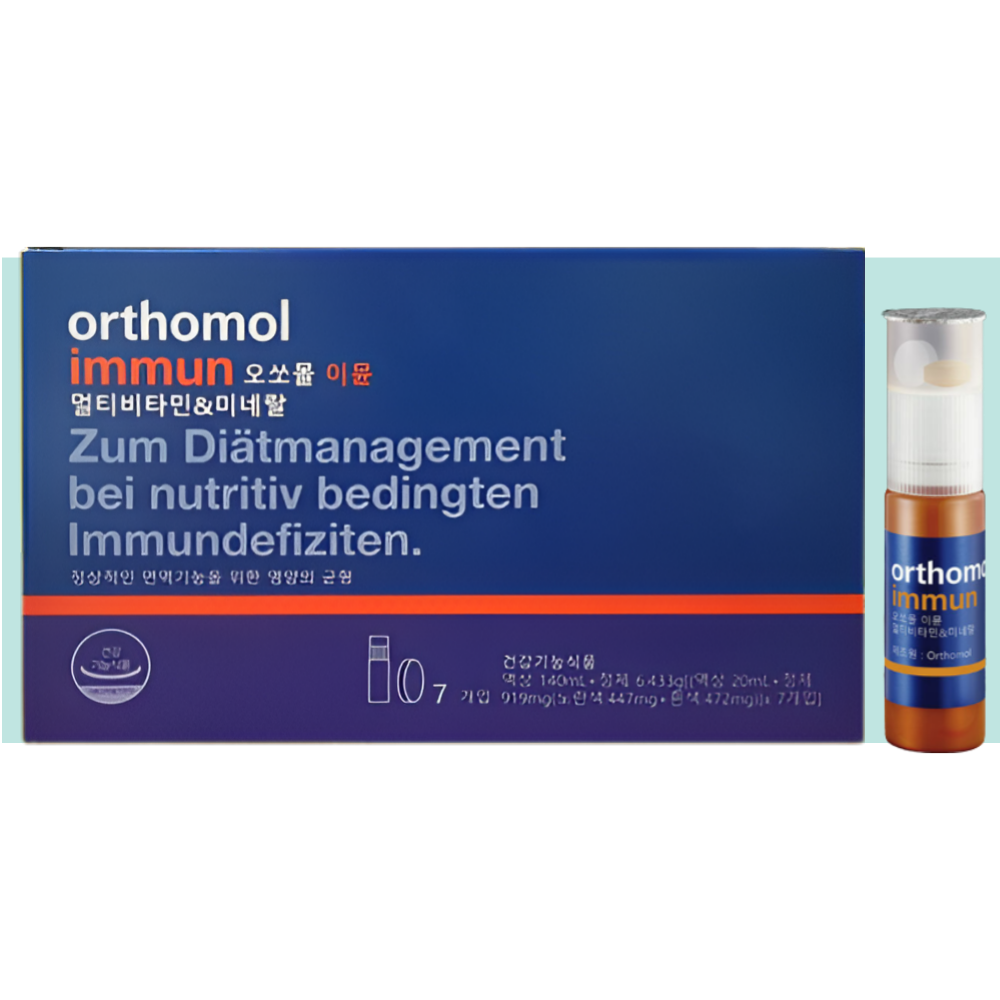 동아제약 오쏘몰 이뮨 이문 샷 멀티 비타민 액상 7개입X1박스