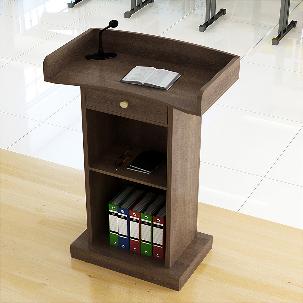 연설대 강연대 강의대 교탁 사회대 교수대 발표대 단상 월넛