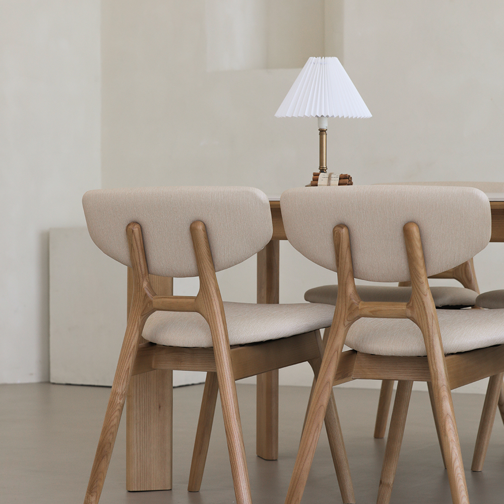 라미에스 오스비 애쉬 포세린 세라믹 식탁세트 4인용 1400 의자2 벤치