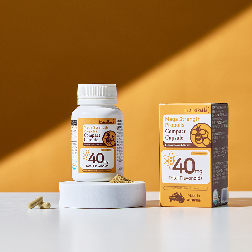 호주산 메가 스트렝스 프로폴리스 캡슐 플라보노이드 40mg 60캡슐, 1개 - 상세 이미지 3