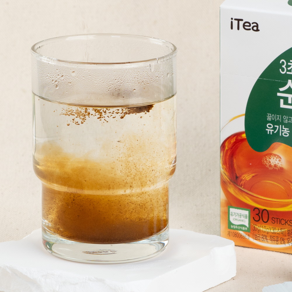 싸리재 타먹는 [유기농 작두콩보리차 분말] 찬물에 잘 녹는 아기보리차 가루 30스틱 이미지 6