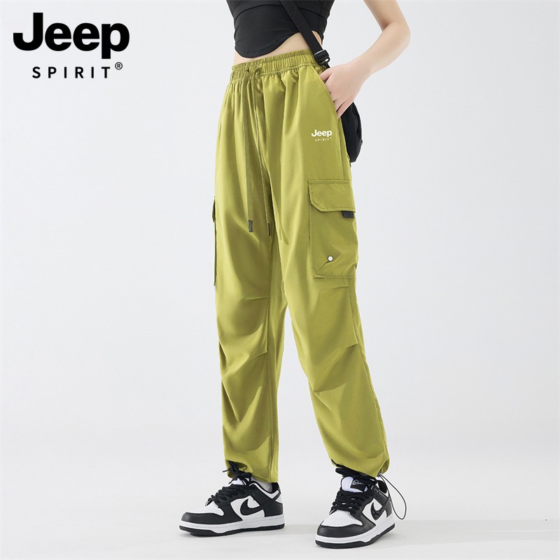 JEEP 여름 조거팬츠 여성 야외 등산용 아이스 카고팬츠 이미지 6