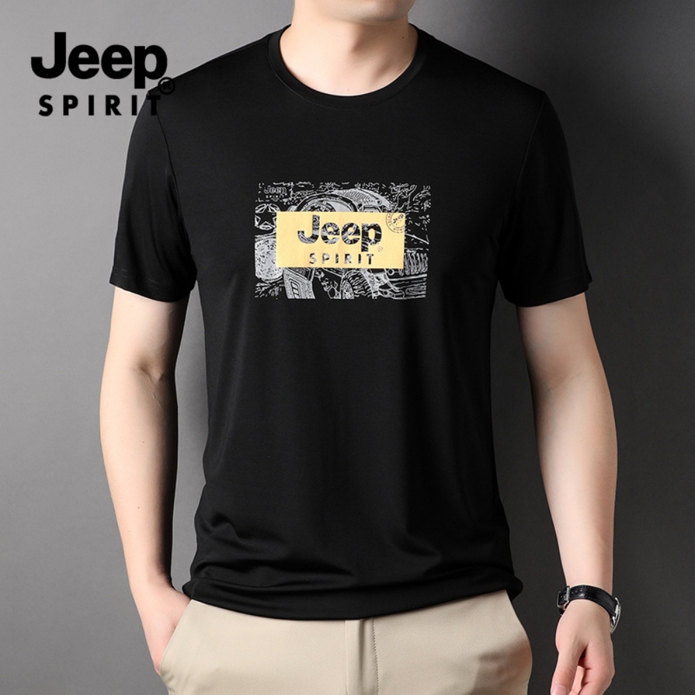 JEEP SPIRIT 여름 남성 냉감 반팔 기능성 티셔츠 - 상품 이미지