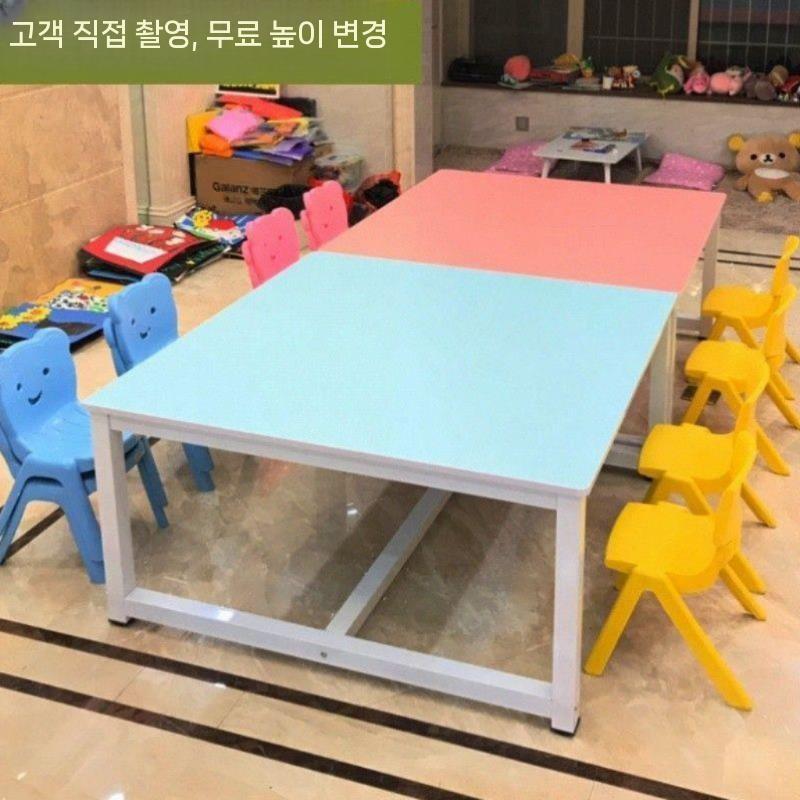 공부방 테이블 미술학원 폭 길이 책상 수업 초등학교 교습소 높이 - 상세 이미지 5