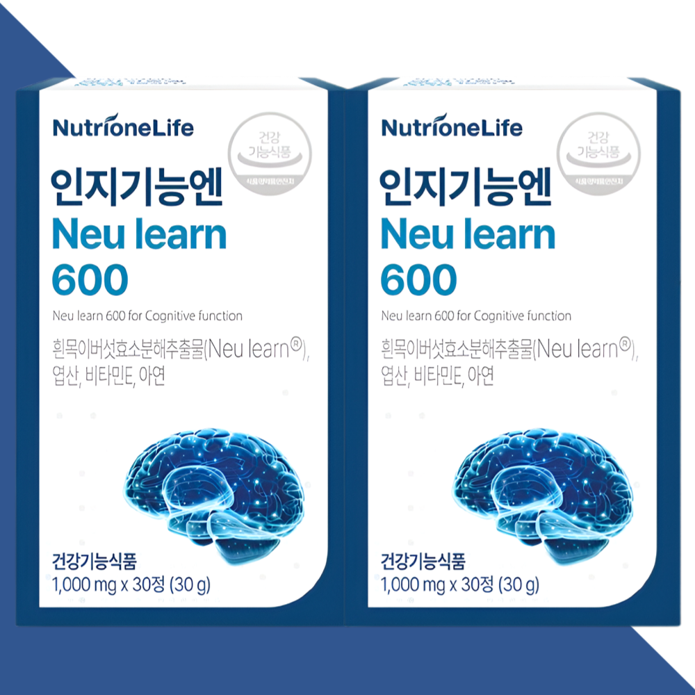 뉴트리원 인지기능엔 뉴런  Neulearn600 30정X2박스 - 상품 이미지