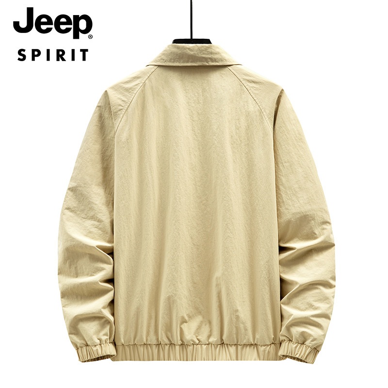 JEEP SPIRIT 남성 자켓 봄 여름 바람막이 항공잠바 작업복 상의 - 상세 이미지 3