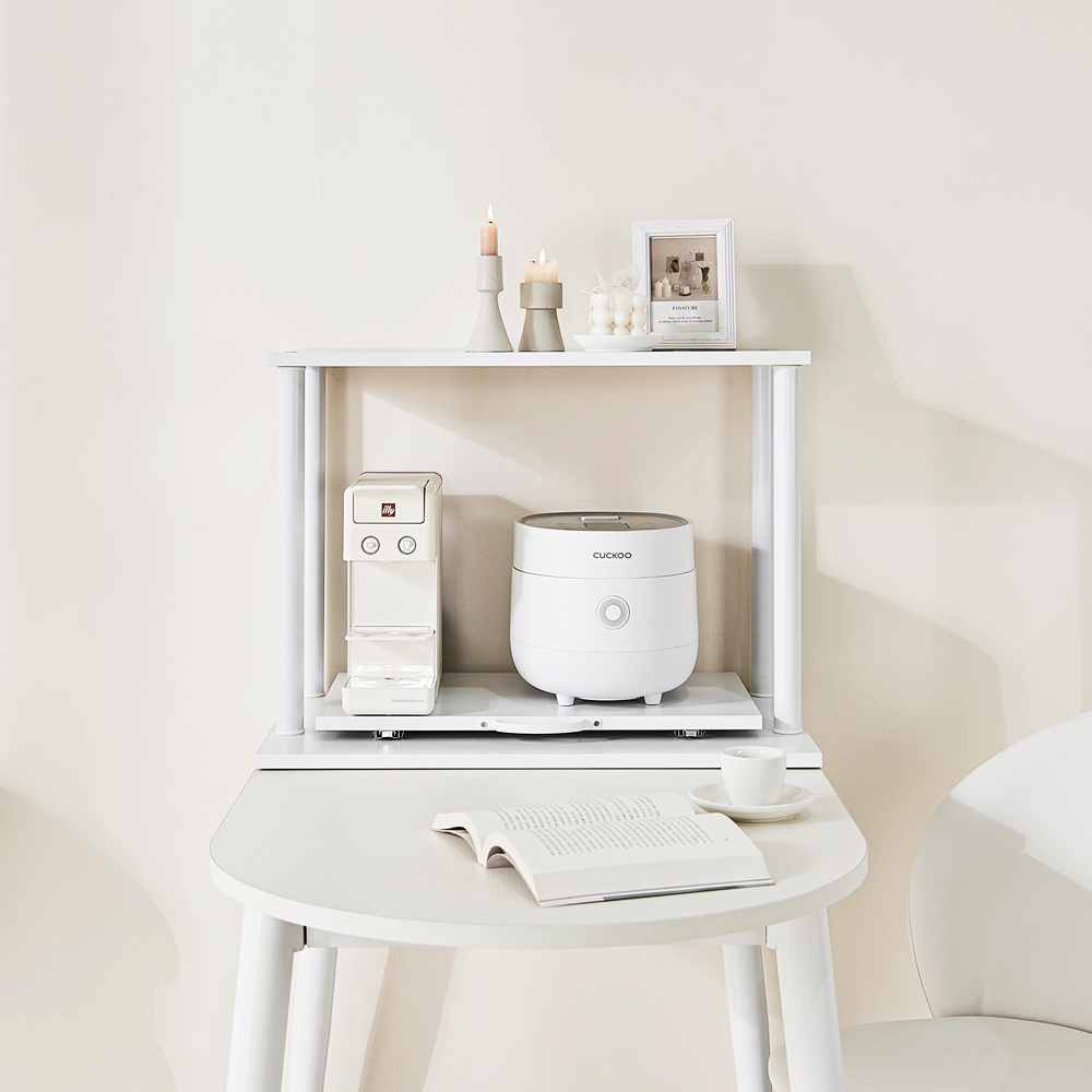 미넬로 밥솥레일 선반 밥솥장 에어프라이어 밥통 선반 거치대