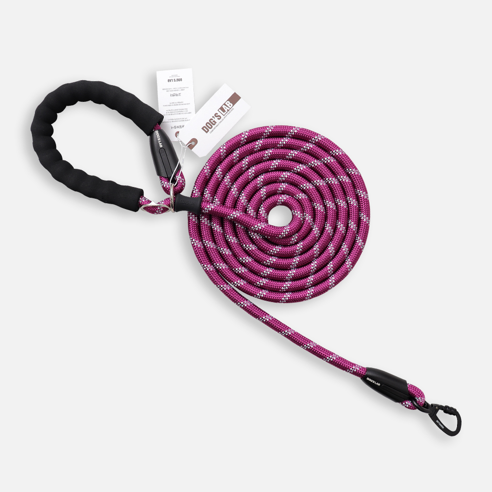 강아지 핸즈프리 리드줄 소형견 중형견 대형견 리드줄 산책줄 로프 PRO 8mm 3M