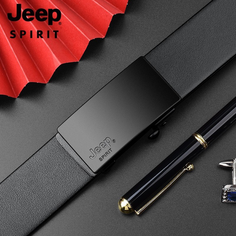 JEEP SPIRIT 남자벨트 정장 빅사이즈 가죽 허리띠 혁대 자동 벨트 - 상세 이미지 2