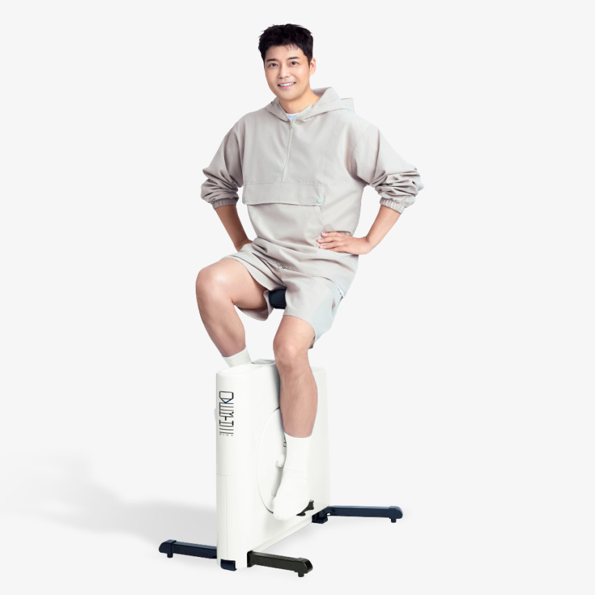 오버더바이크 접이식 실내 자전거 미니 사이클 한뼘 바이크 | 층간소음없는 원룸 홈트레이닝